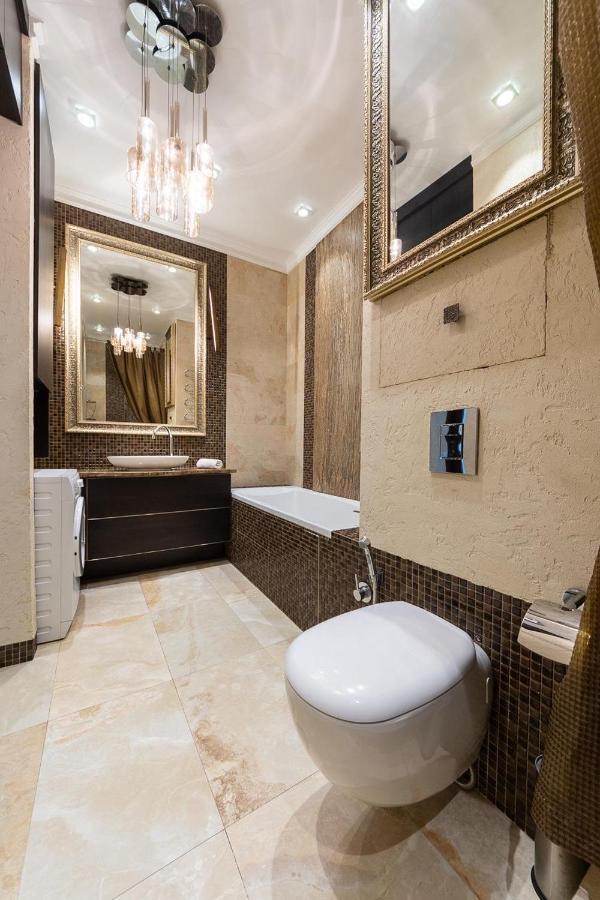 Exquisite panoramic views apartment Dnipro embankment Kiev Exterior foto